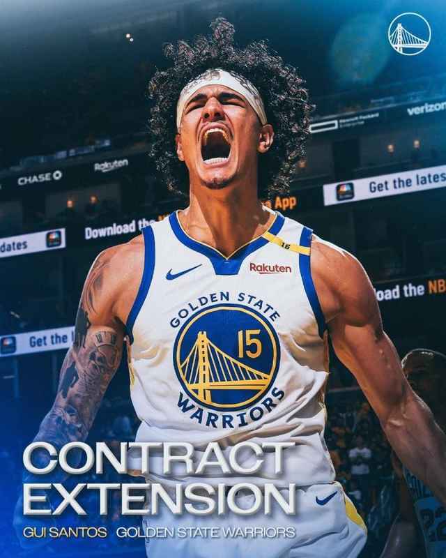  Shams：勇士与巴西后卫吉-桑托斯续签3年1500万美元合同 新闻