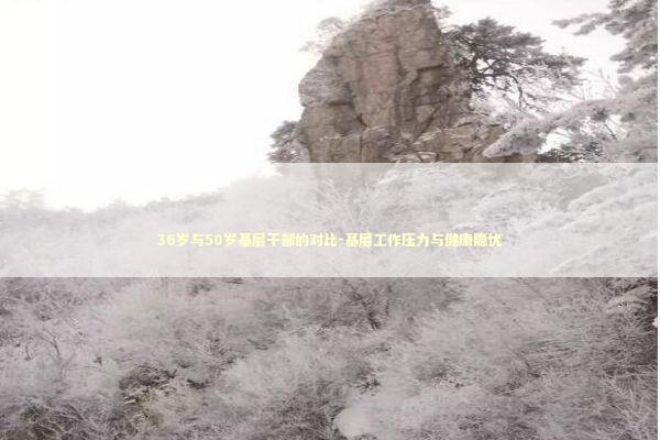 36岁与50岁基层干部的对比-基层工作压力与健康隐忧 新闻