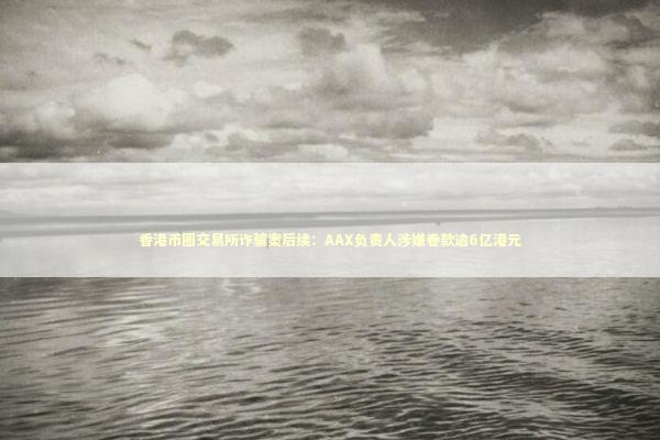 香港币圈交易所诈骗案后续：AAX负责人涉嫌卷款逾6亿港元 新闻